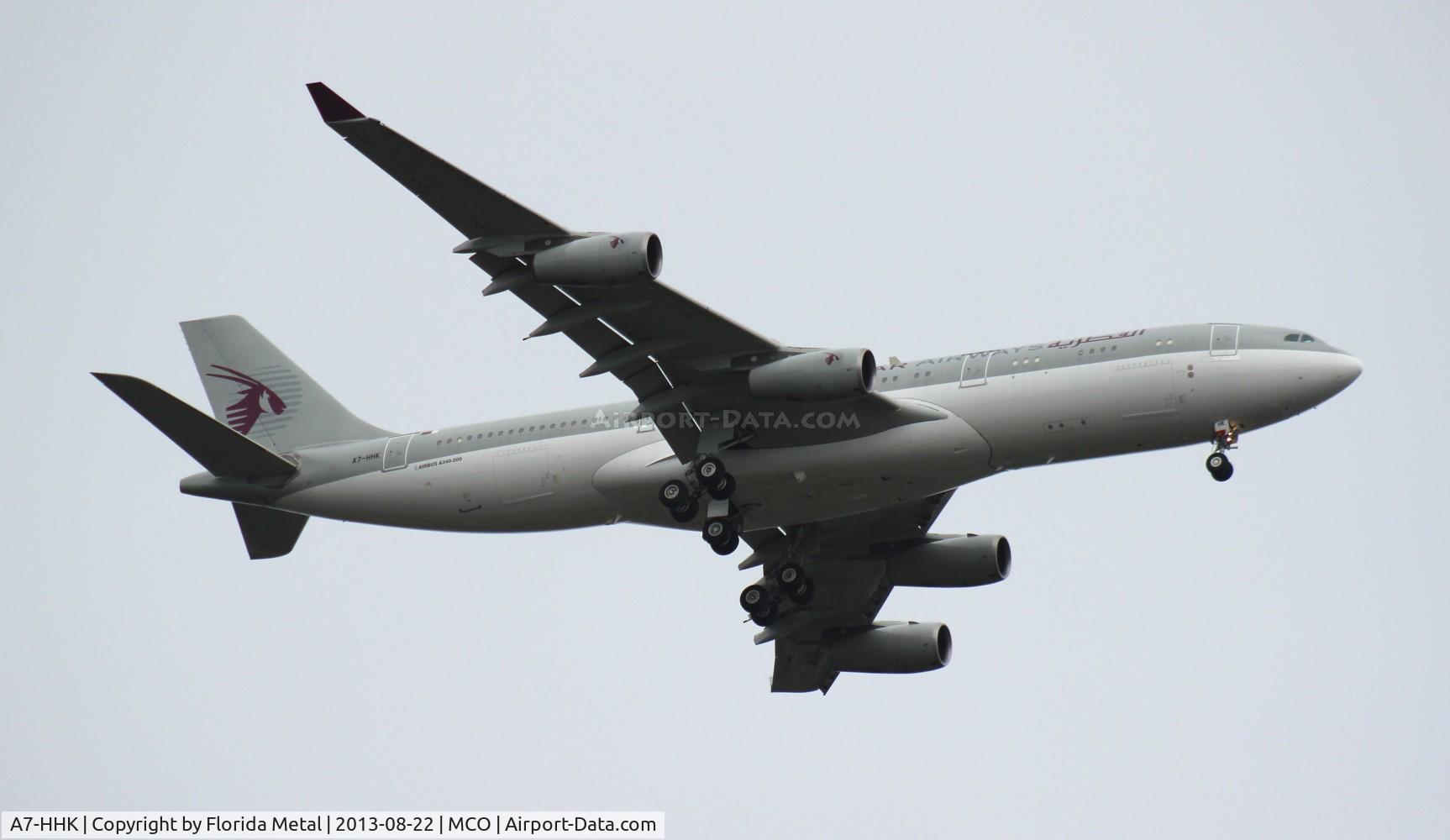 A7-HHK, 1993 Airbus A340-211 C/N 026, Qatar Airways A340-200