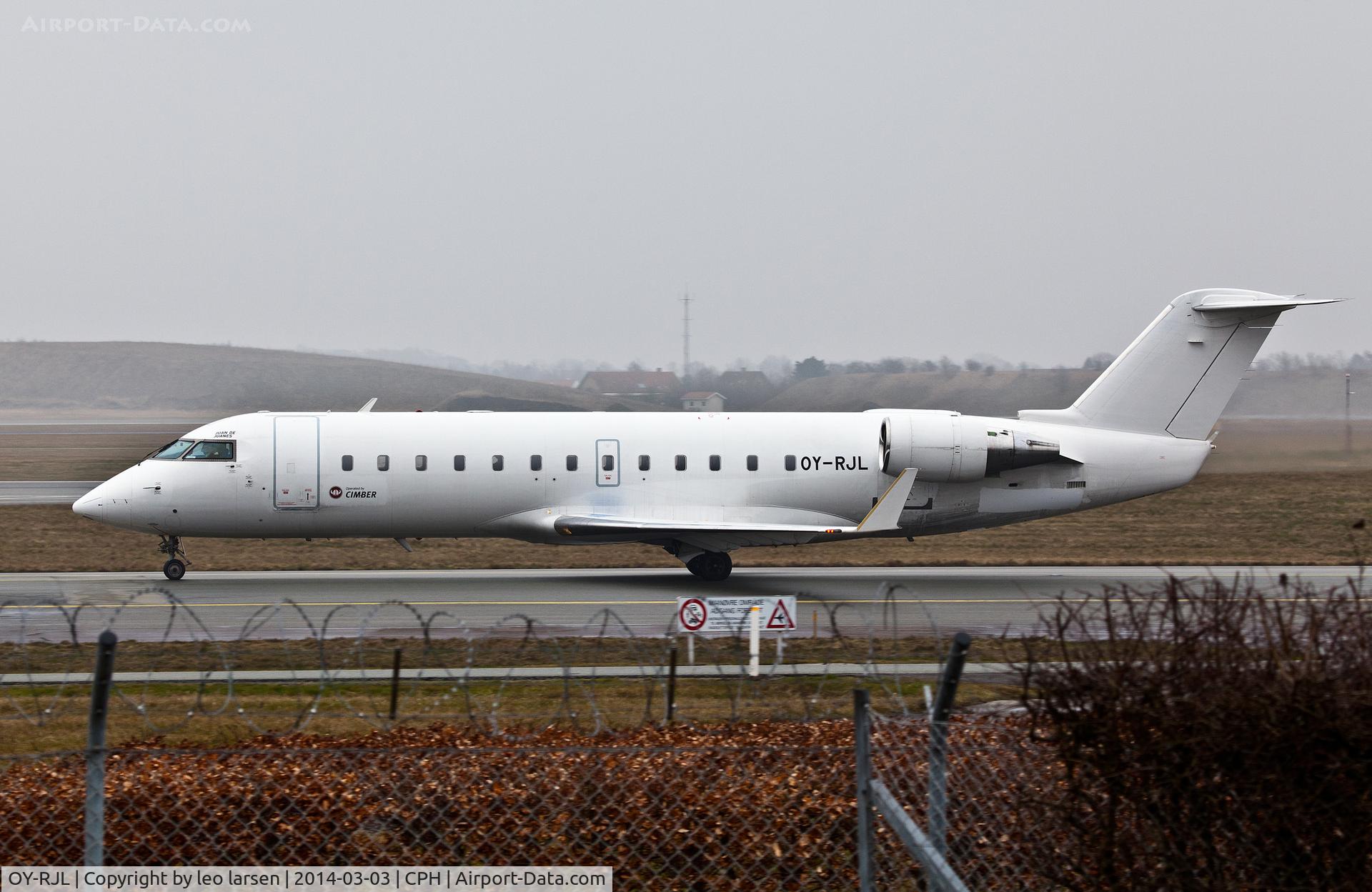 OY-RJL, 2002 Bombardier CRJ-200ER (CL-600-2B19) C/N 7661, Copenhagen Kastrup 3.3.14