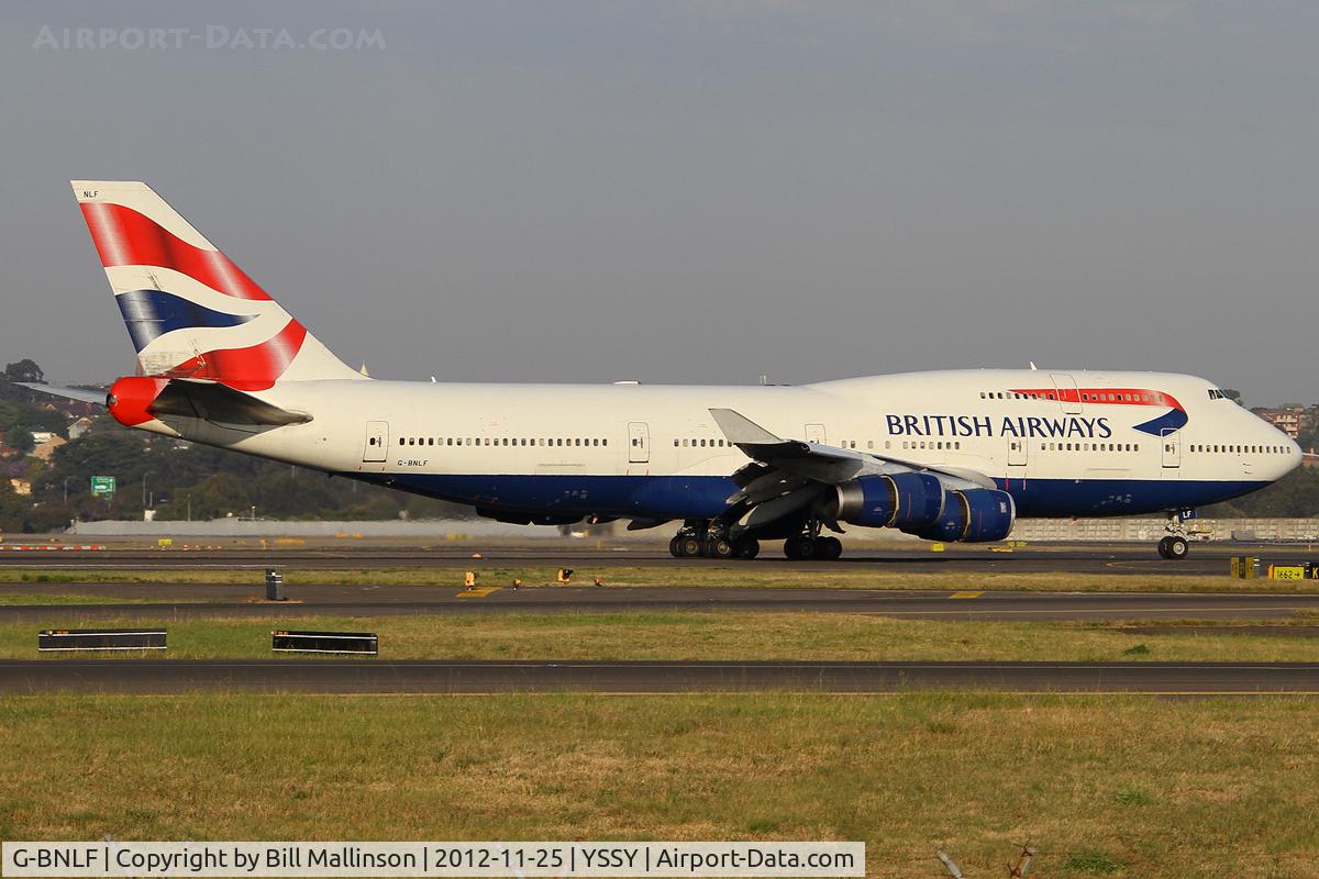 G-BNLF, 1989 Boeing 747-436 C/N 24048, Speedbird taxis from 34L