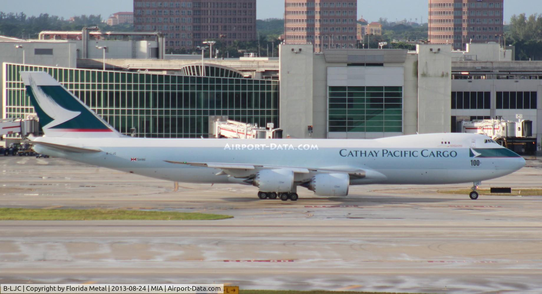 B-LJC, 2011 Boeing 747-867F/SCD C/N 39240, Cathay Cargo 747-800