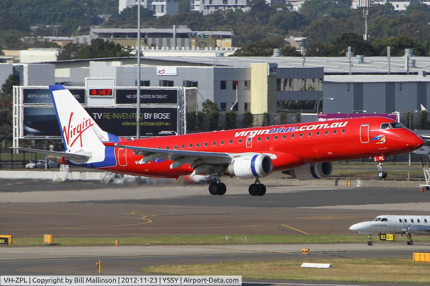 VH-ZPL, 2008 Embraer 190AR (ERJ-190-100IGW) C/N 19000220, ready to touch 16R