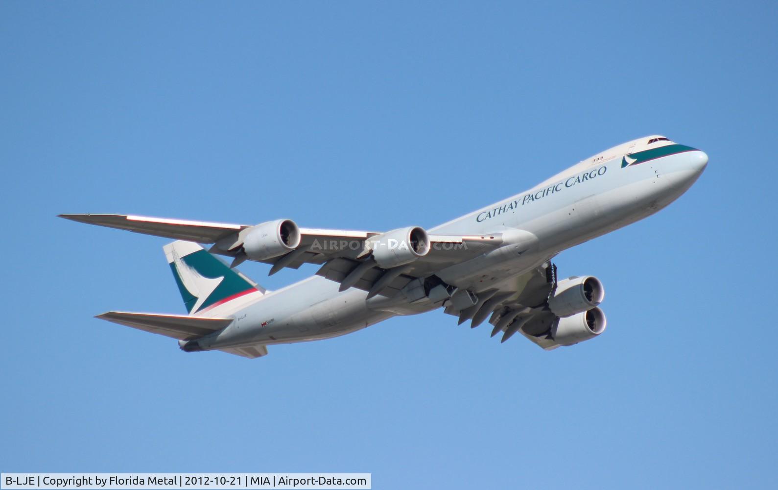 B-LJE, 2011 Boeing 747-867F/SCD C/N 39242, Cathay Cargo 747-800