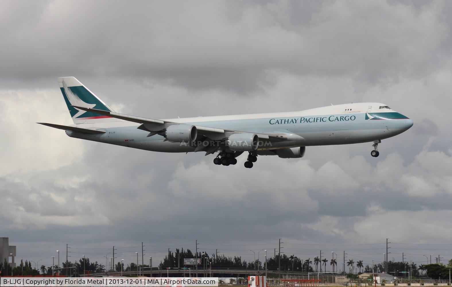 B-LJG, 2012 Boeing 747-867F C/N 39244, Cathay Cargo 747-800