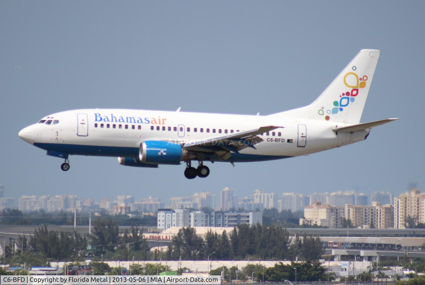 C6-BFD, 1993 Boeing 737-5H6 C/N 26448, Bahamas Air 737-500