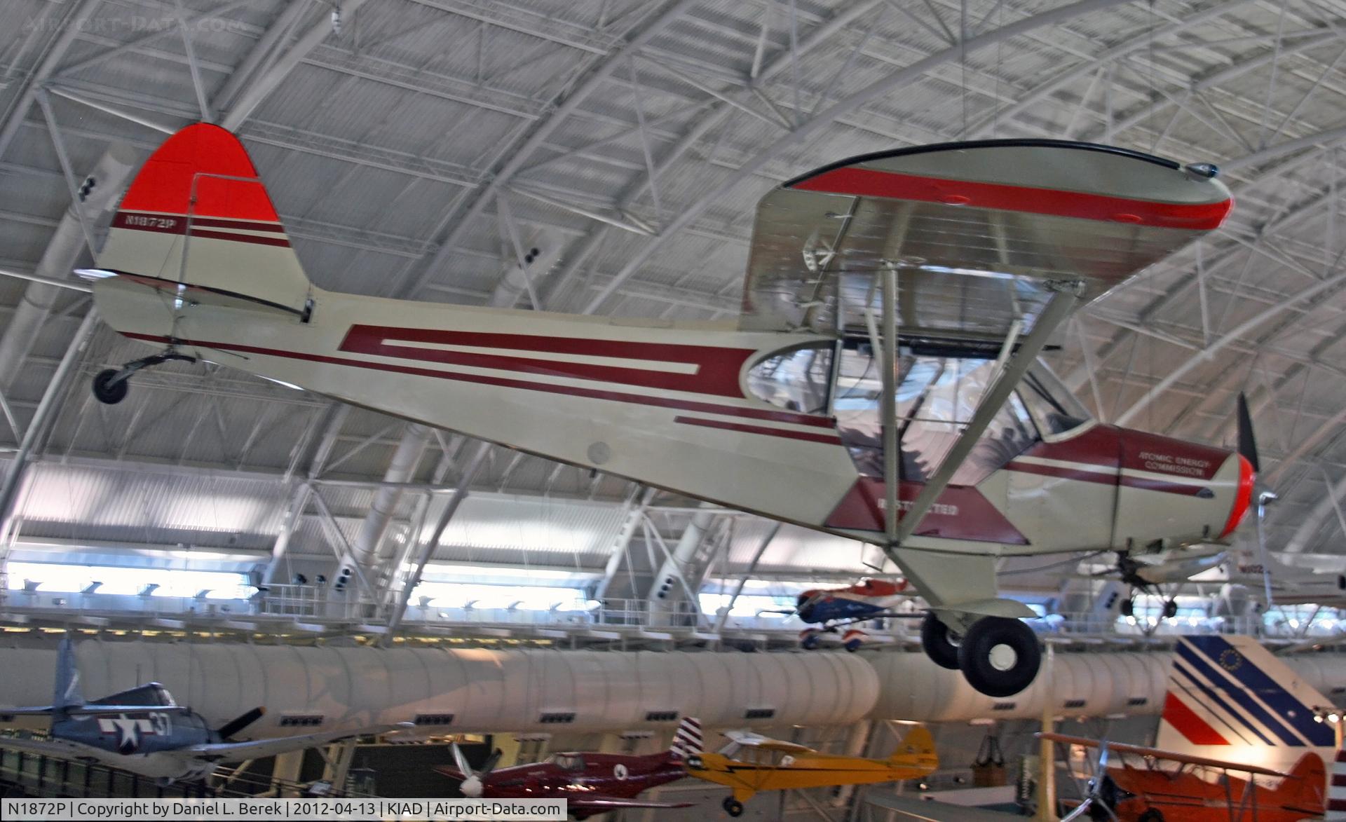 N1872P, Piper PA-18-150 Super Cub Super Cub C/N 18-4151, The AEC needed a reliable, sturdy airplane for uranium exploration. With this aircraft they certainly got what they needed.