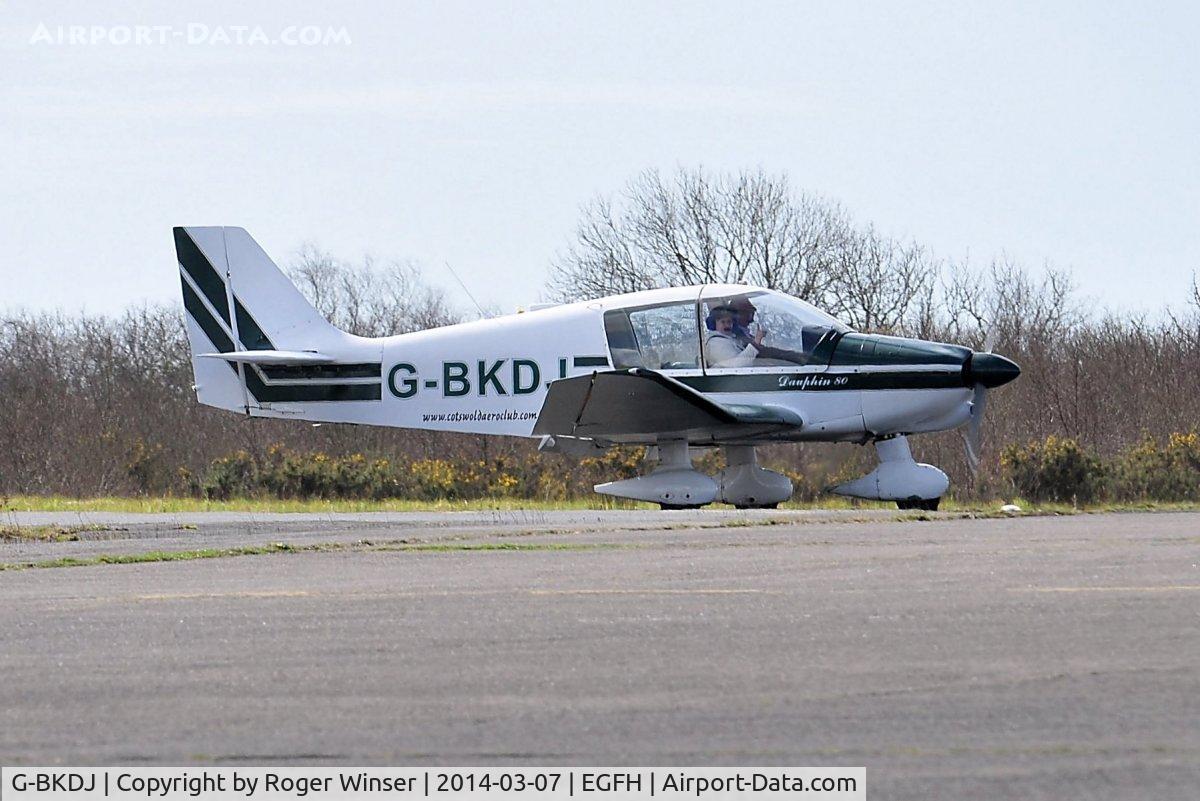 G-BKDJ, 1982 Robin DR-400-120 Dauphin 80 C/N 1584, Visiting Robin Dauphin 80 (Petit Prince) of Cotswold Aero Club based at Gloucestershire Airport.