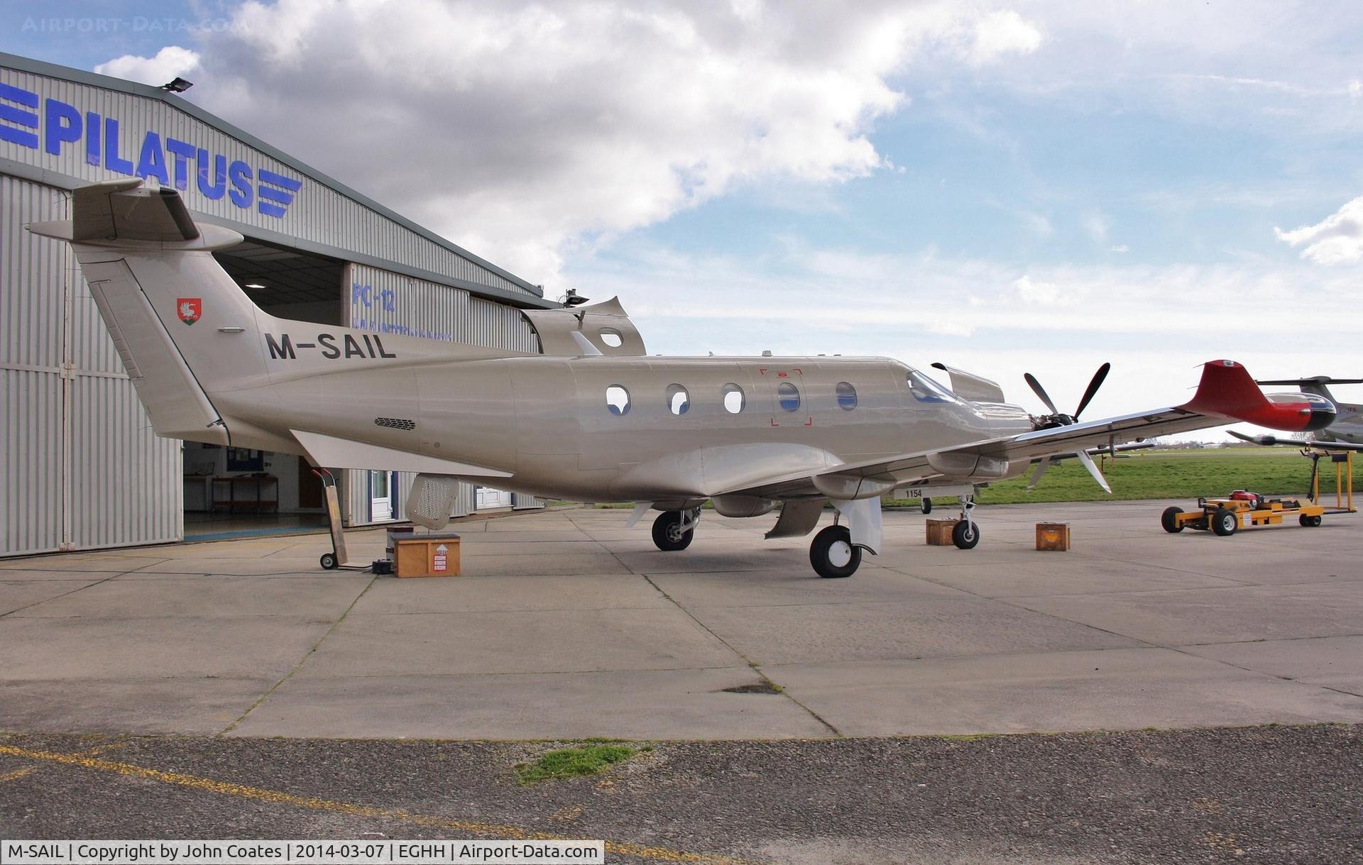 M-SAIL, 2009 Pilatus PC-12/47E C/N 1154, At Pilatus Centre