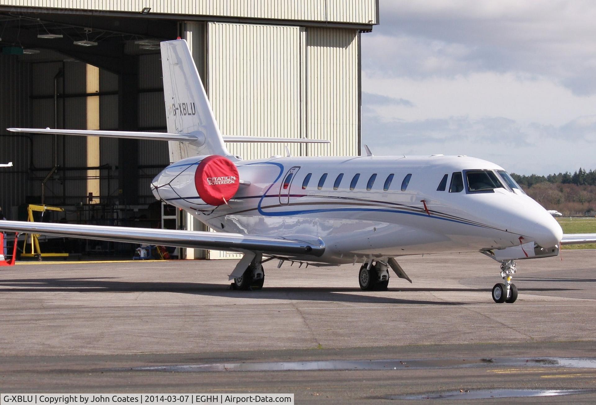 G-XBLU, 2007 Cessna 680 Citation Sovereign C/N 680-0143, At CSE
