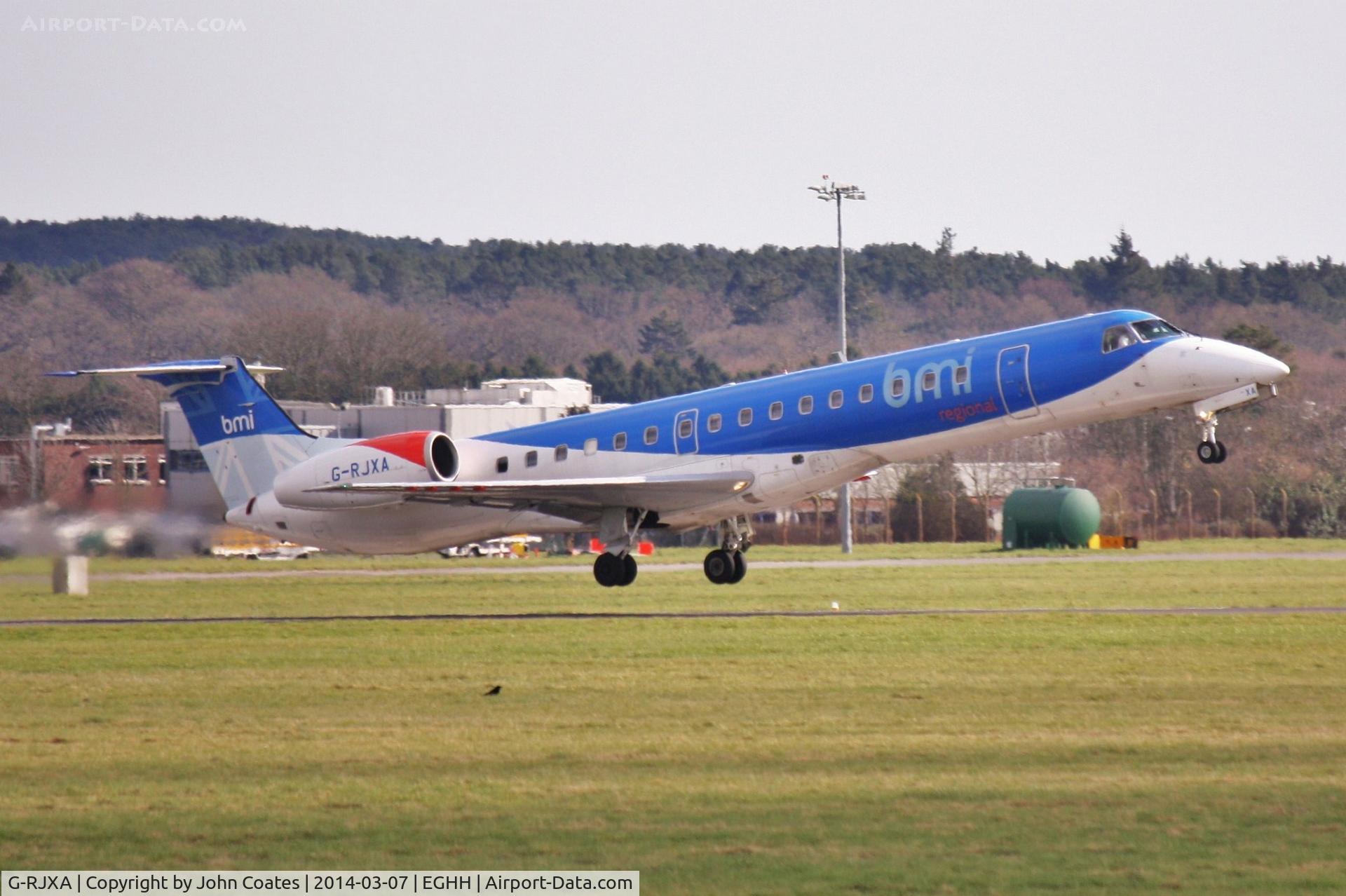 G-RJXA, 1999 Embraer EMB-145EP (ERJ-145EP) C/N 145136, Taking Bournemouth AFC to Blackpool