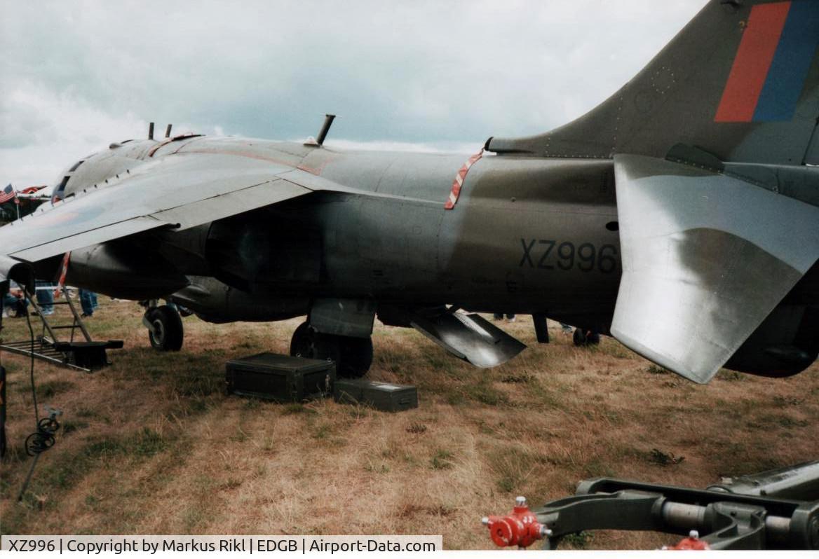 XZ996, 1991 Hawker Siddeley Harrier GR.3 C/N 712219, Harrier GR.3 XZ996 at the last really big Airshow at Breitscheid in Germany.
