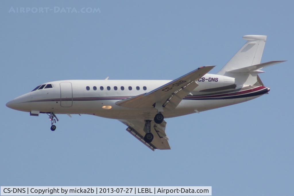 CS-DNS, 2001 Dassault Falcon 2000 C/N 139, Landing