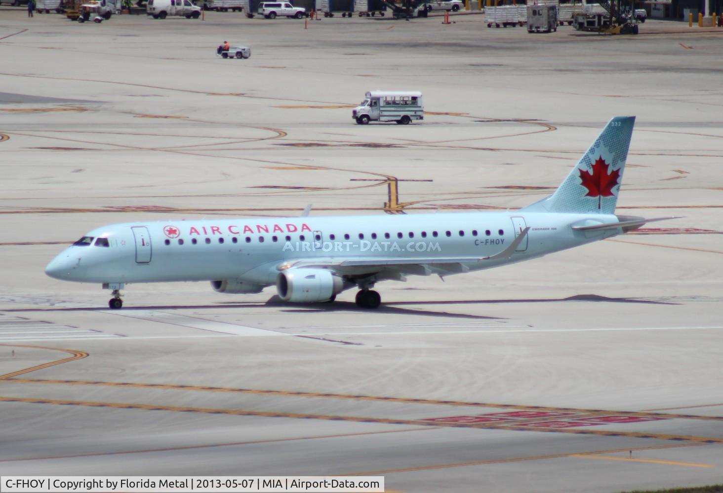 C-FHOY, 2007 Embraer 190AR (ERJ-190-100IGW) C/N 19000105, Air Canada E190