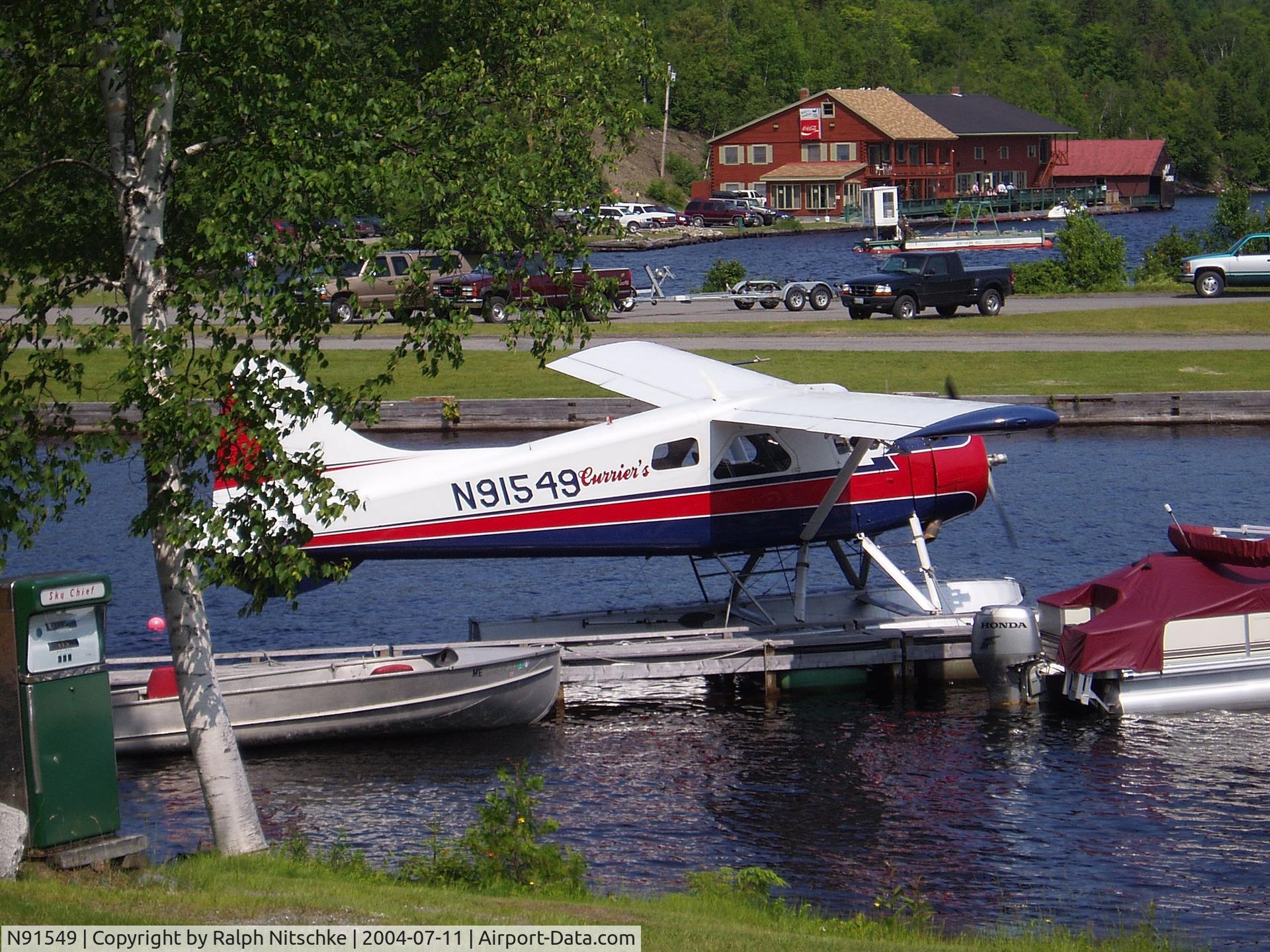 N91549, 1958 De Havilland Canada DHC-2 C/N 628, Picture taken during our campmobile tour from and to New York City; took a flight of 35 minutes