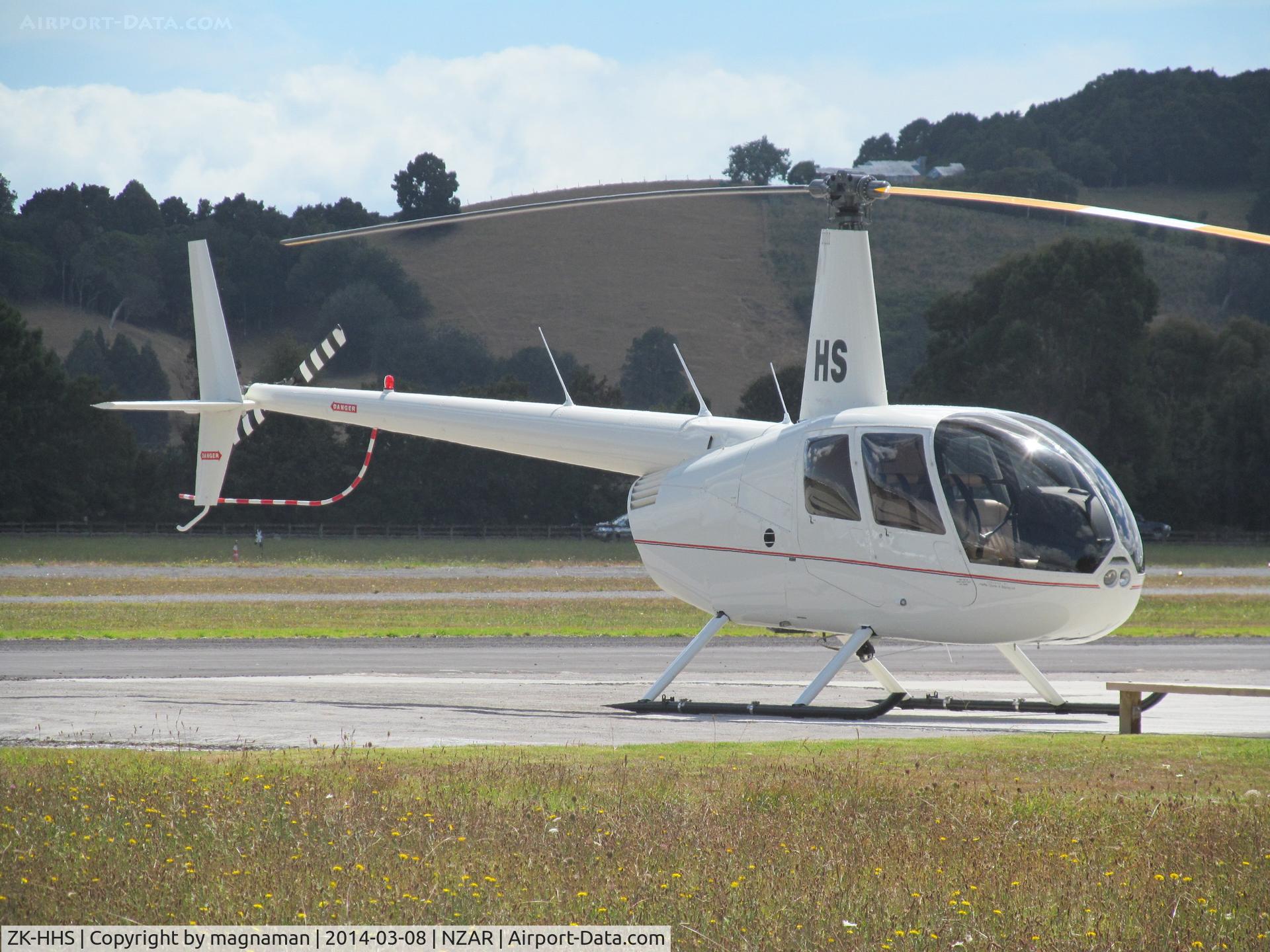 ZK-HHS, 2006 Robinson R44 II C/N 10955, At home base of ardmore