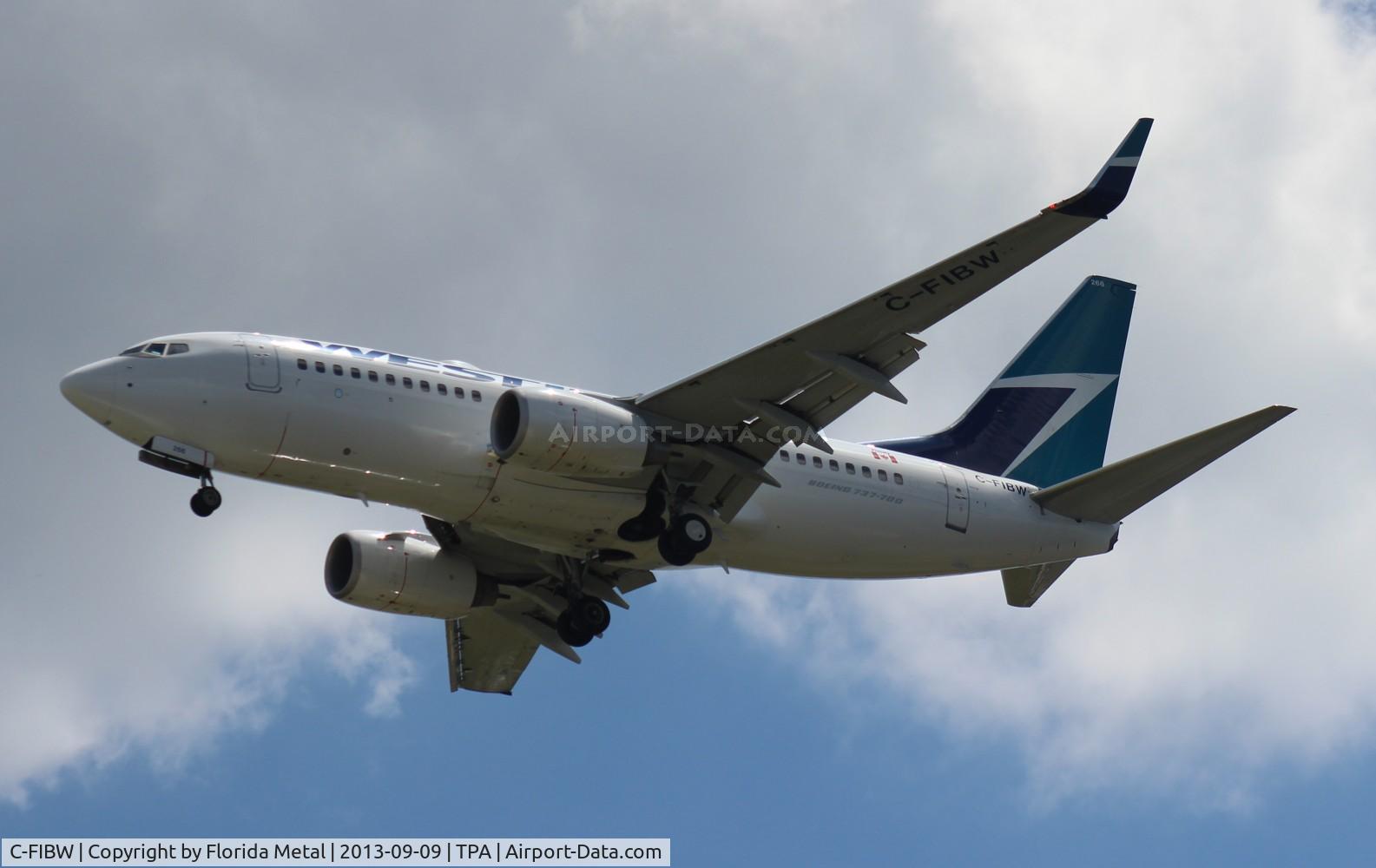 C-FIBW, 2011 Boeing 737-7CT C/N 37956, West Jet 737-700