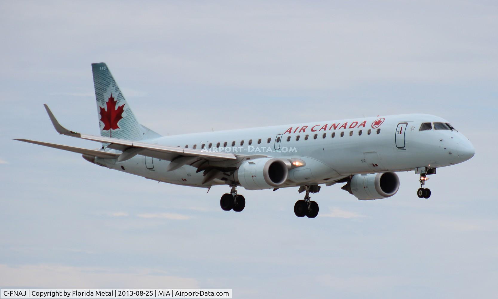 C-FNAJ, 2007 Embraer 190AR (ERJ-190-100IGW) C/N 19000134, Air Canada E190