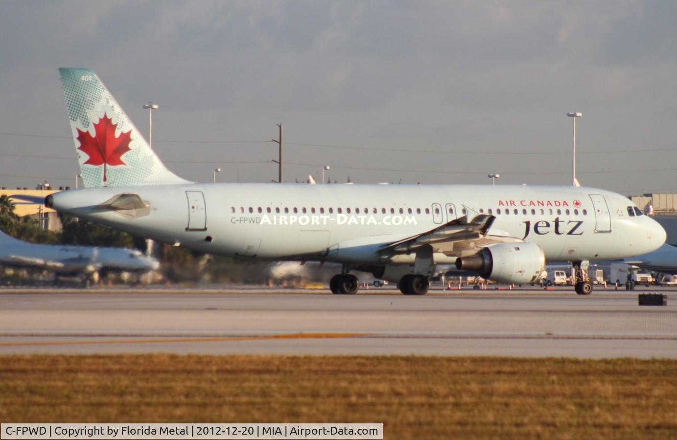 C-FPWD, 1991 Airbus A320-211 C/N 231, Air Canada AC Jetz A320