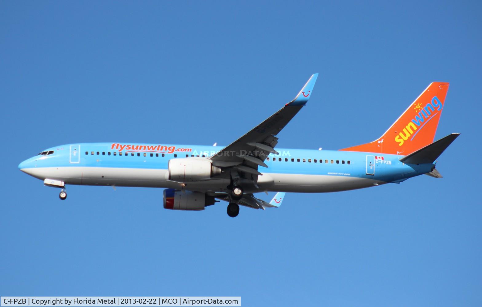 C-FPZB, 2007 Boeing 737-8K5 C/N 35131, Sunwing TUI hybrid 737-800