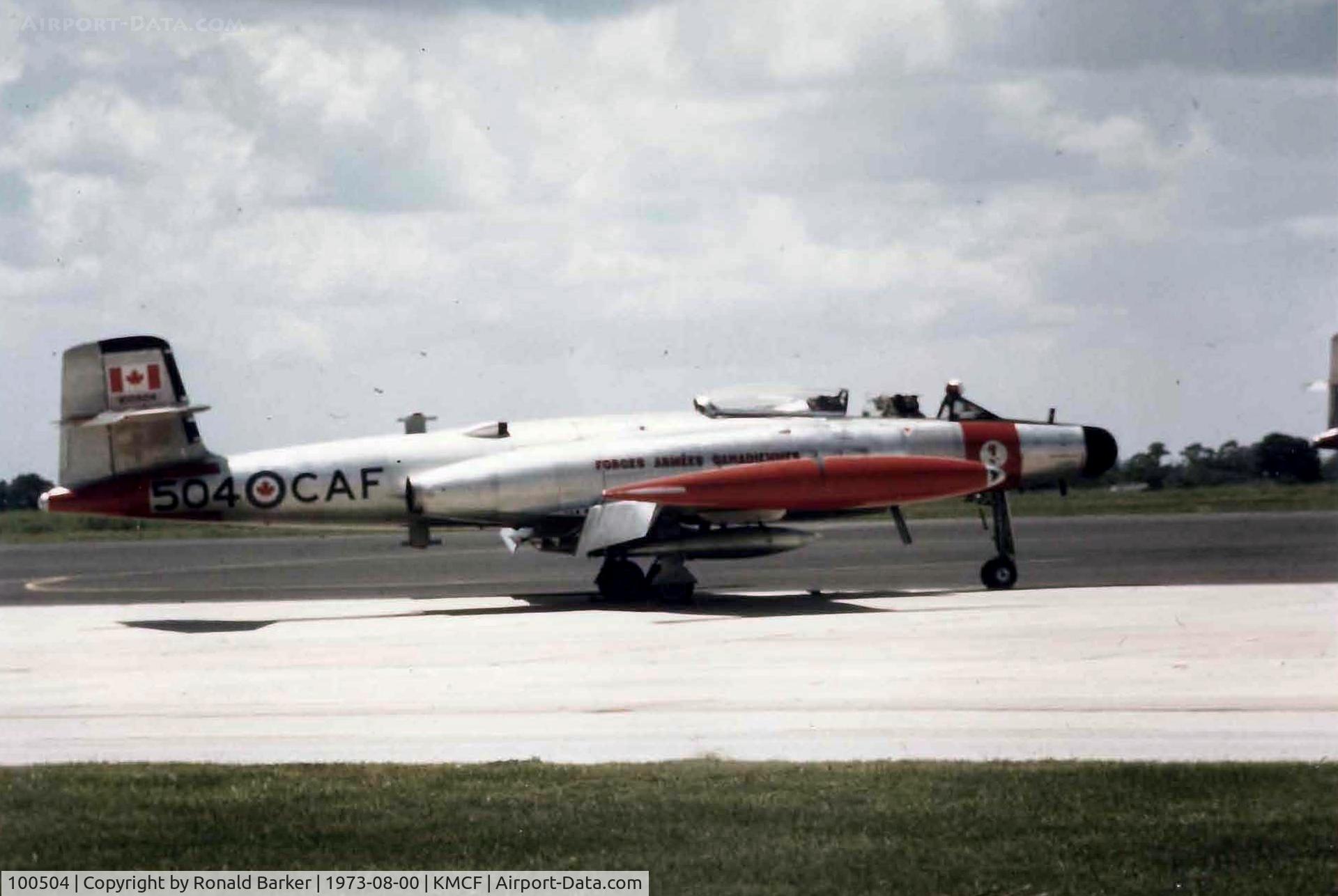 100504, 1955 Avro Canada CF-100 Mk.5 Canuck C/N 18504, XC to Mather