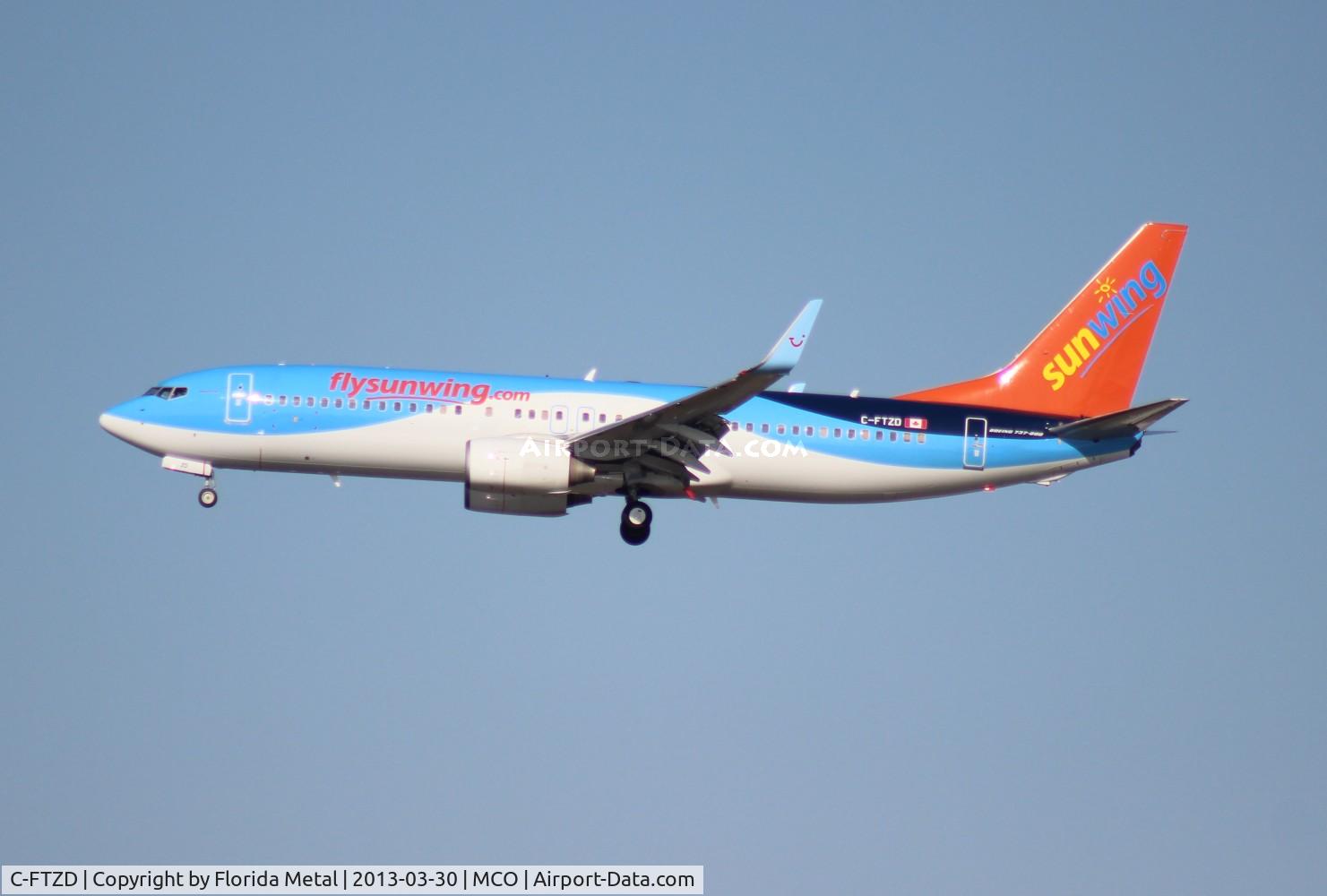 C-FTZD, 2007 Boeing 737-8K5 C/N 35132, Sunwing Thompson Hybrid 737-800