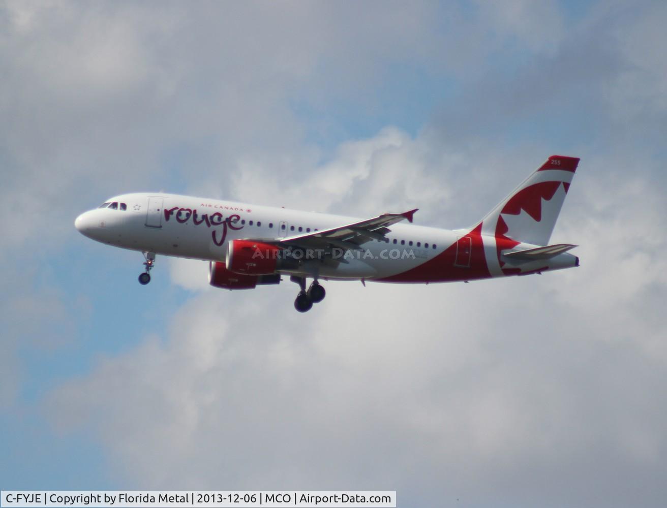 C-FYJE, 1996 Airbus A319-114 C/N 656, Air Canada Rouge A319