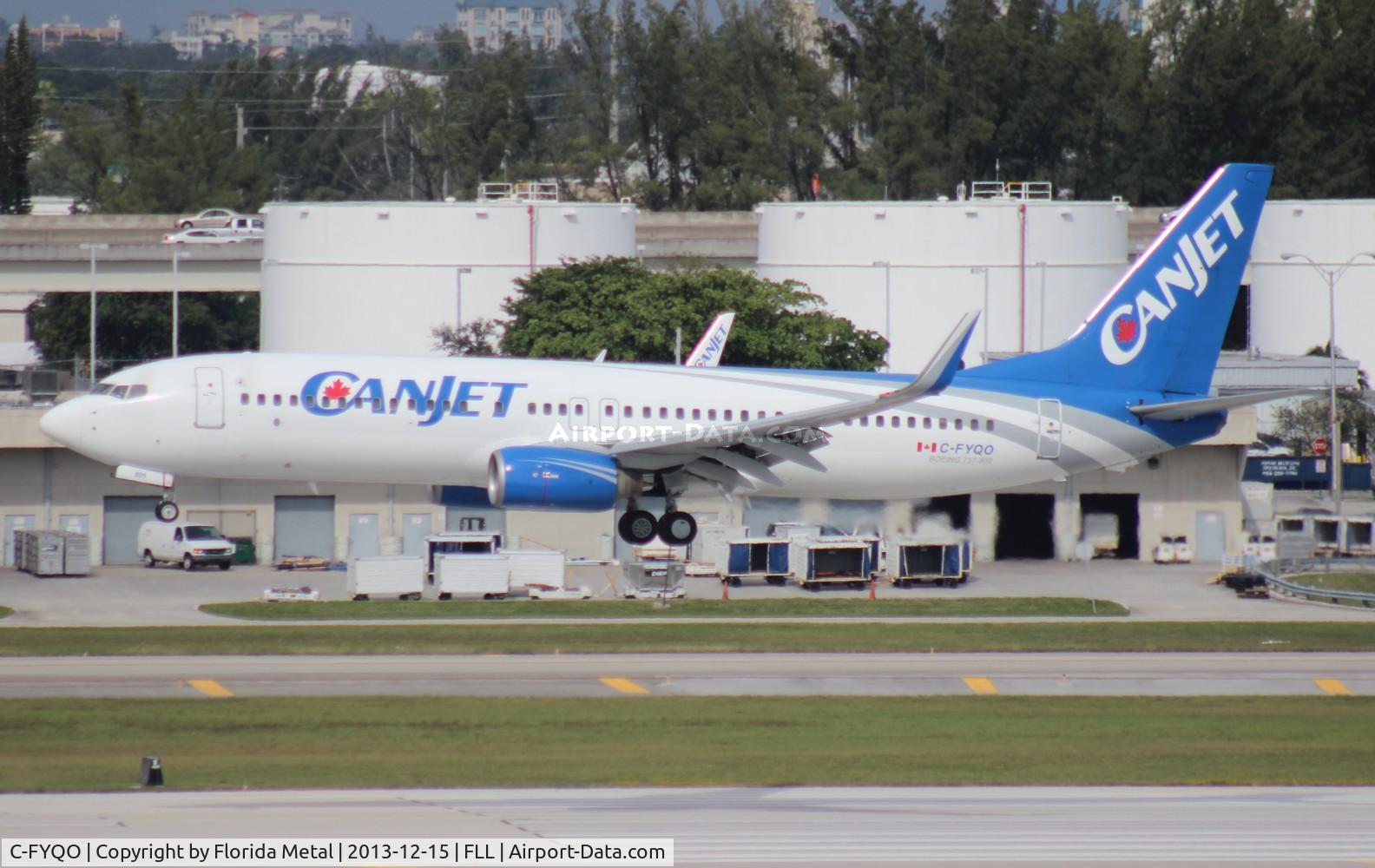 C-FYQO, 2002 Boeing 737-8AS C/N 29934, Can Jet 737-800
