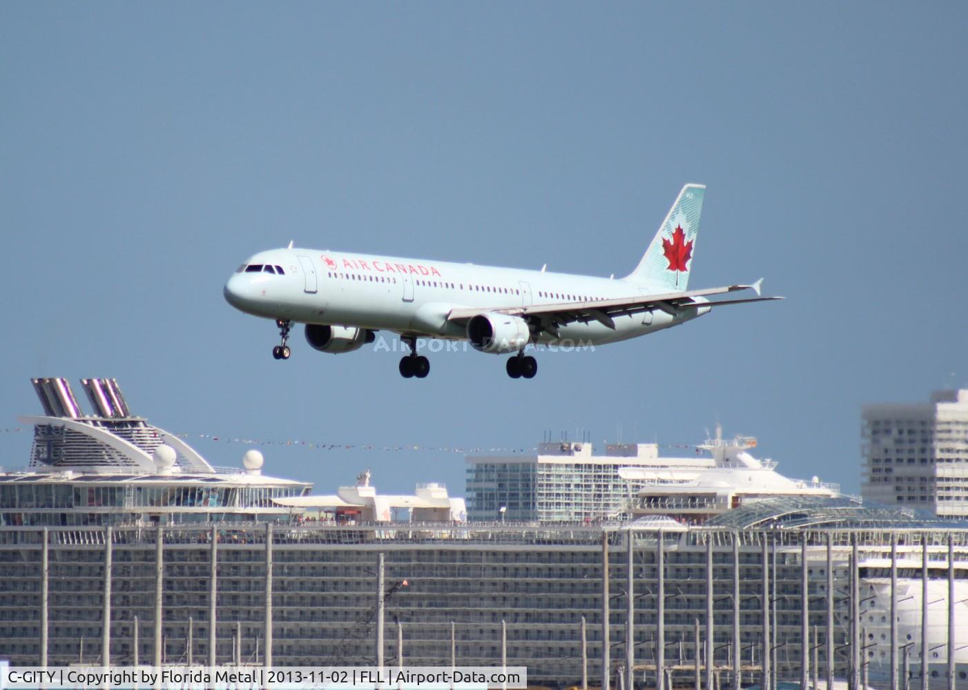 C-GITY, 2001 Airbus A321-211 C/N 1611, Air Canada A321