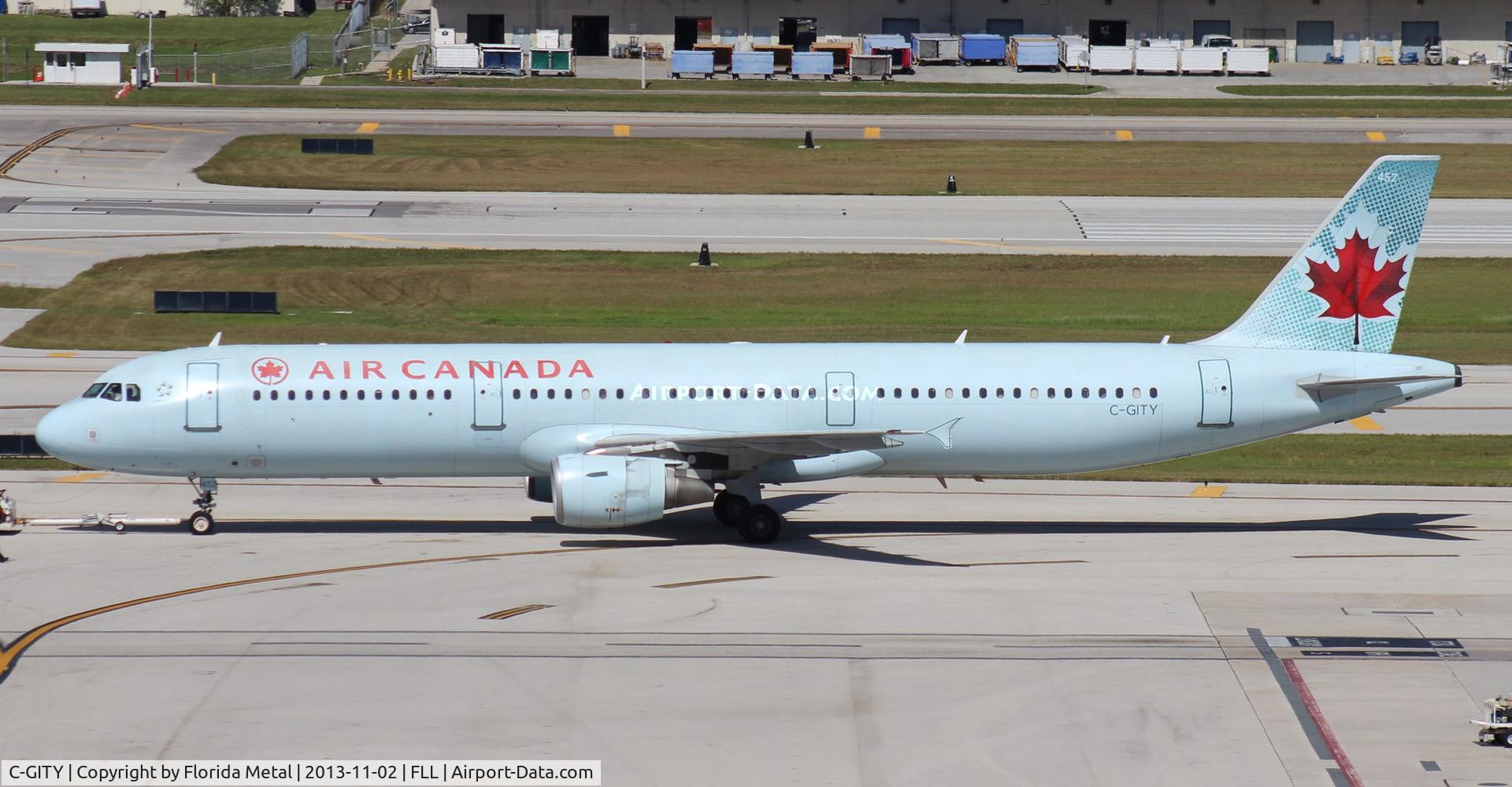 C-GITY, 2001 Airbus A321-211 C/N 1611, Air Canada A321