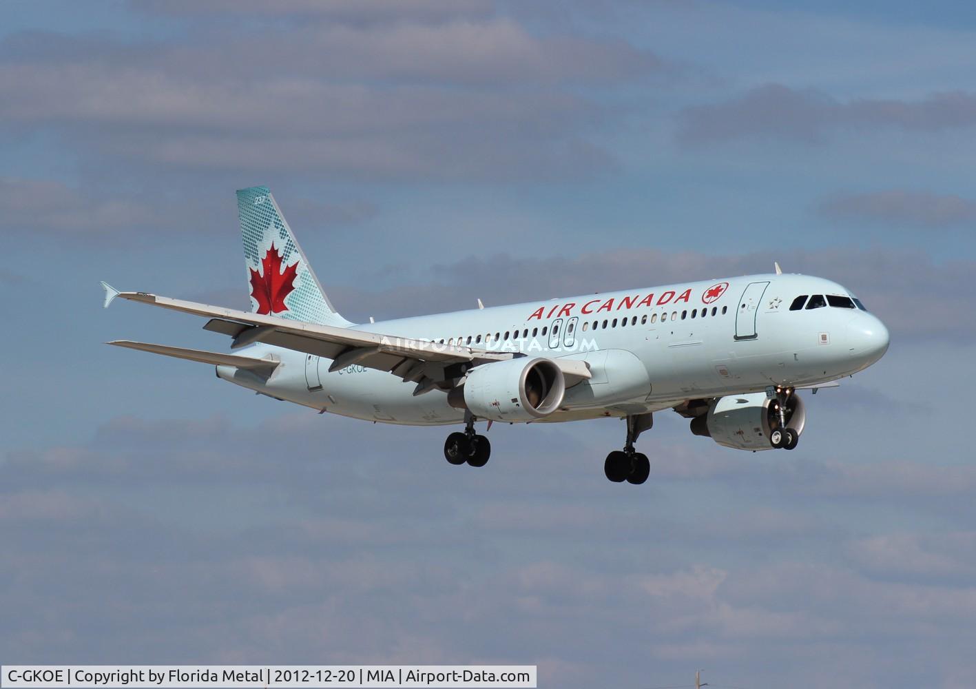 C-GKOE, 2002 Airbus A320-214 C/N 1874, Air Canada A320