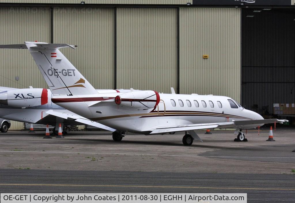 OE-GET, 2008 Cessna 525B CitationJet CJ3 C/N 525B-0277, At CSE