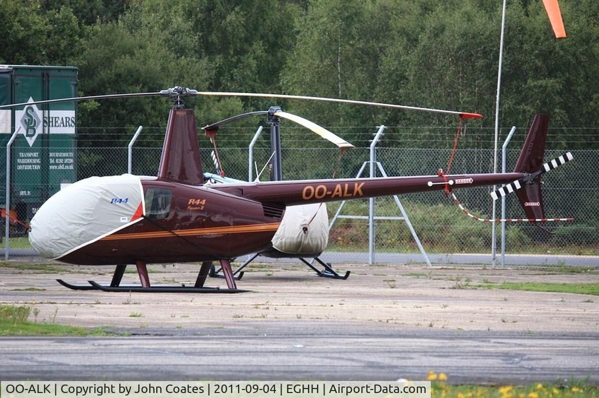 OO-ALK, 2007 Robinson R44 Raven II C/N 12058, At BHL