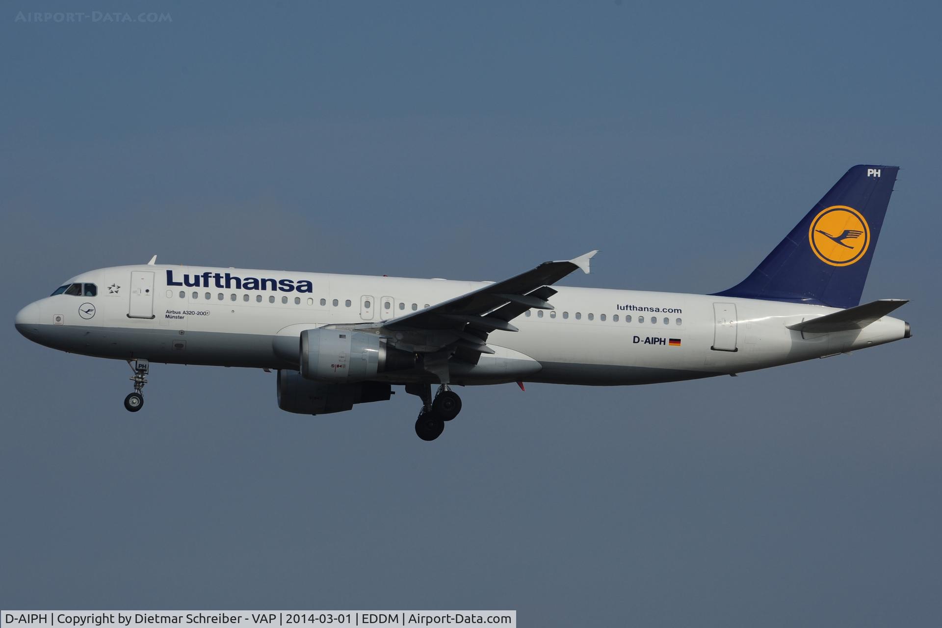 D-AIPH, 1989 Airbus A320-211 C/N 0086, Lufthansa Airbus 320