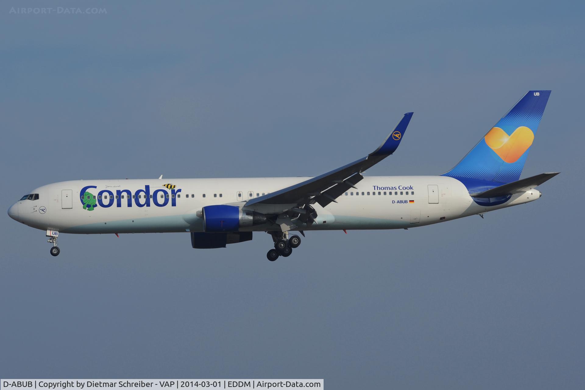 D-ABUB, 1992 Boeing 767-330/ER C/N 26987, Condor Boeing 767-300