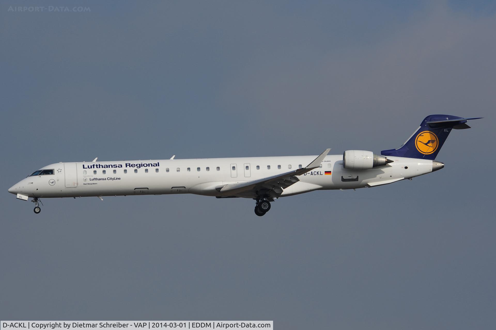 D-ACKL, 2006 Bombardier CRJ-900LR (CL-600-2D24) C/N 15095, Lufthansa Regional Regionaljet 900