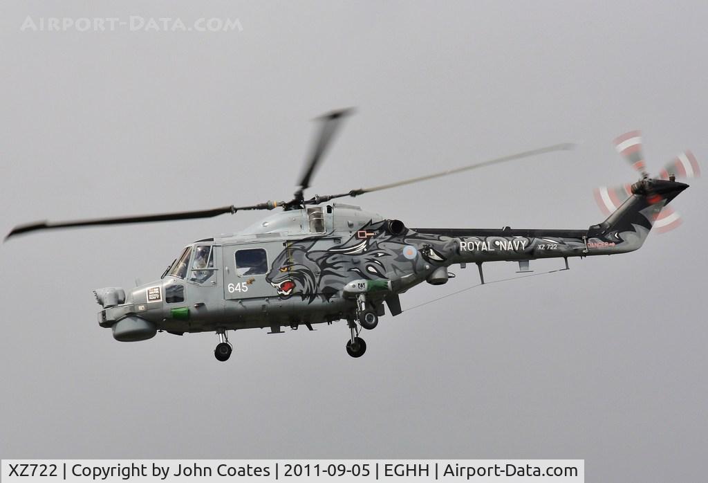 XZ722, 1980 Westland Lynx HMA.8DSP C/N 177, Arriving Cobham
