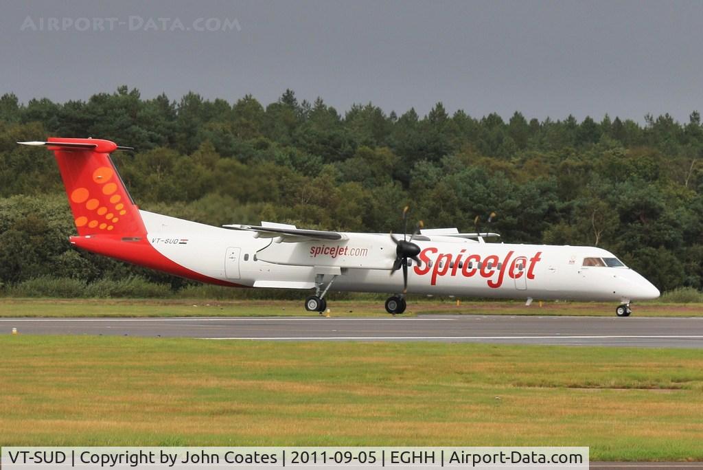 VT-SUD, 2011 De Havilland Canada DHC-8-402Q Dash 8 Dash 8 C/N 4378, Taxiing to depart on delivery