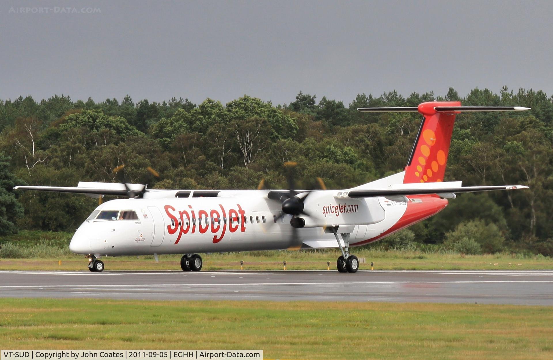VT-SUD, 2011 De Havilland Canada DHC-8-402Q Dash 8 Dash 8 C/N 4378, Departing to Malta on next stage of delivery to India