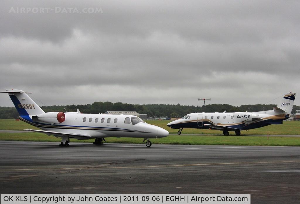 OK-XLS, 2010 Cessna 560XL Citation XLS+ C/N 560-6060, Arriving at Signatures past N525DT