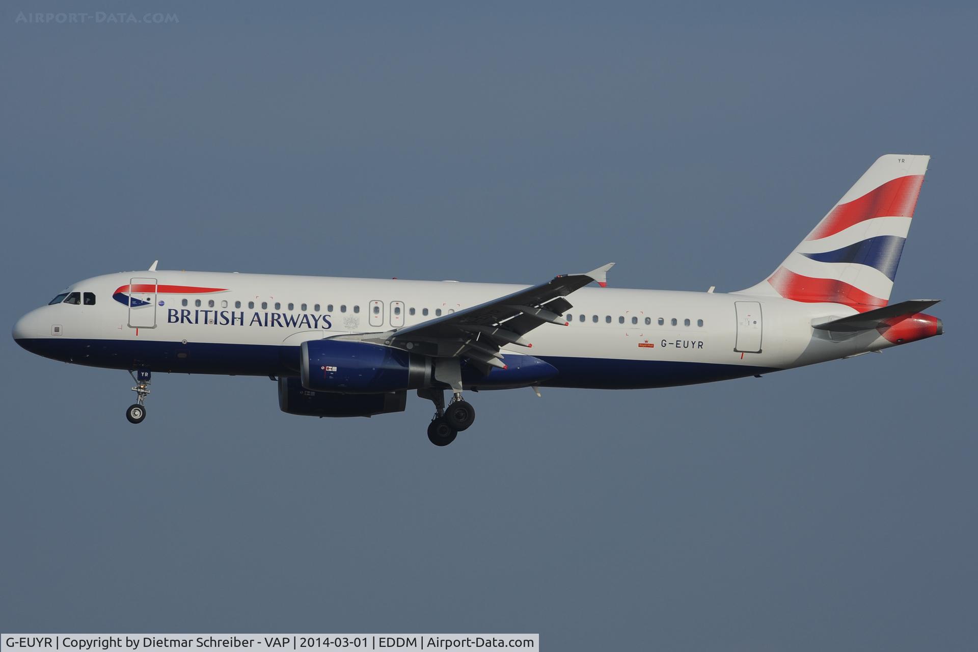 G-EUYR, 2013 Airbus A320-232 C/N 5856, British Airways Airbus 320