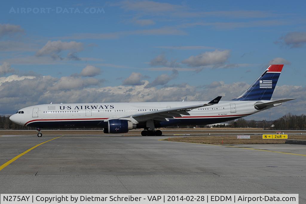 N275AY, 2000 Airbus A330-323 C/N 0370, US Airways Airbus 330-300