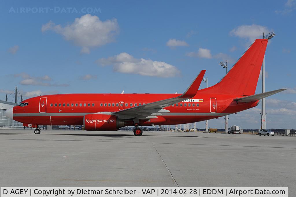 D-AGEY, 1998 Boeing 737-73S C/N 29076, Germania Boeing 737-700