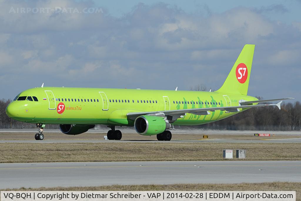 VQ-BQH, 2007 Airbus A321-211 C/N 3070, S7 Airbus 321