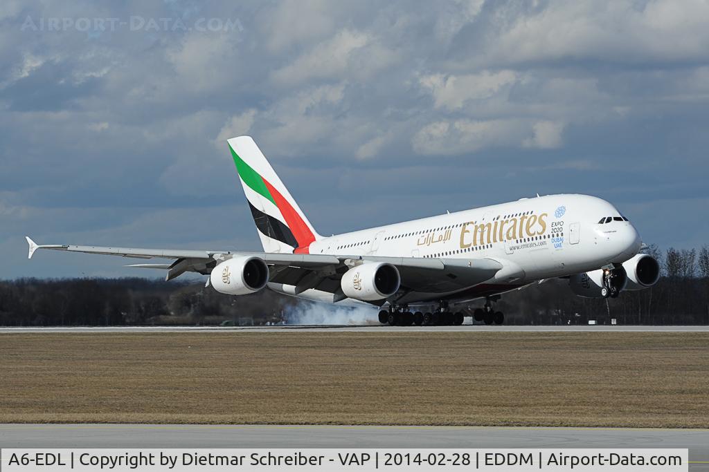 A6-EDL, 2010 Airbus A380-861 C/N 046, Emirates Airbus 380