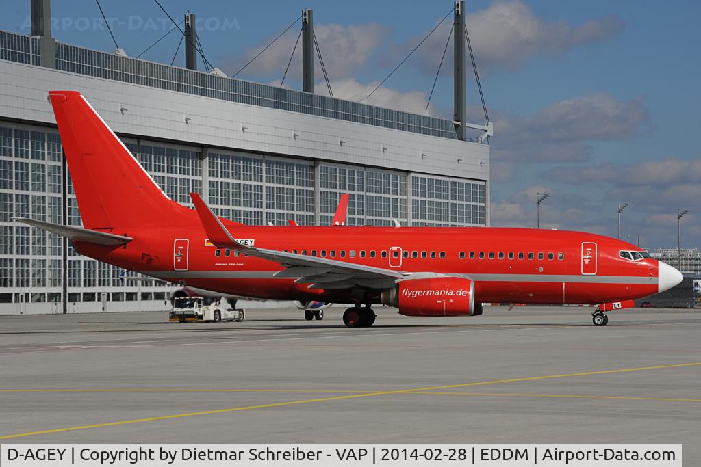 D-AGEY, 1998 Boeing 737-73S C/N 29076, Germania Boeing 737-700