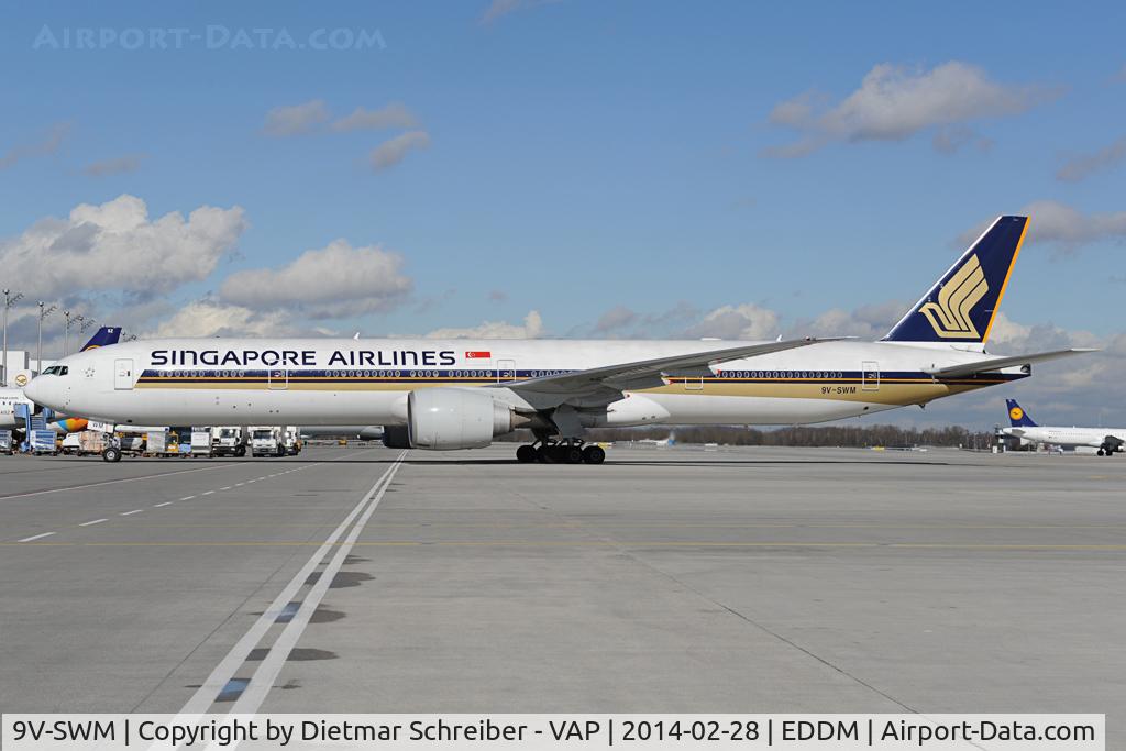 9V-SWM, 2008 Boeing 777-312/ER C/N 34578, Singapore Airlines Boeing 777-300