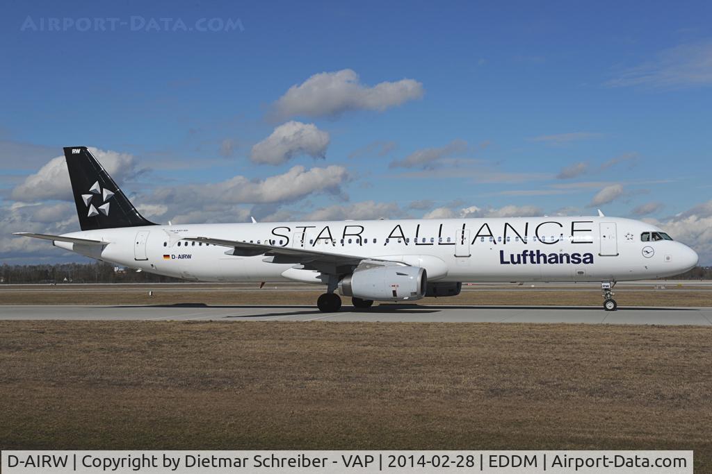 D-AIRW, 1997 Airbus A321-131 C/N 0699, Lufthansa Airbus 321