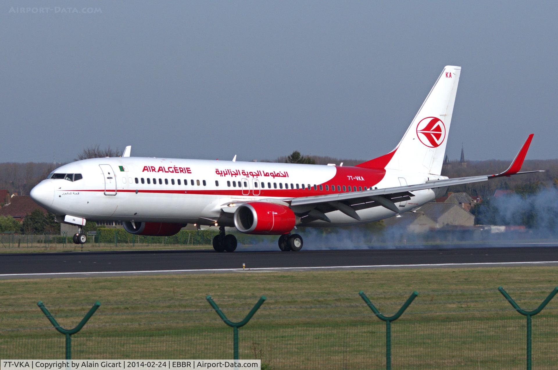 7T-VKA, 2005 Boeing 737-8D6 C/N 34164, landing