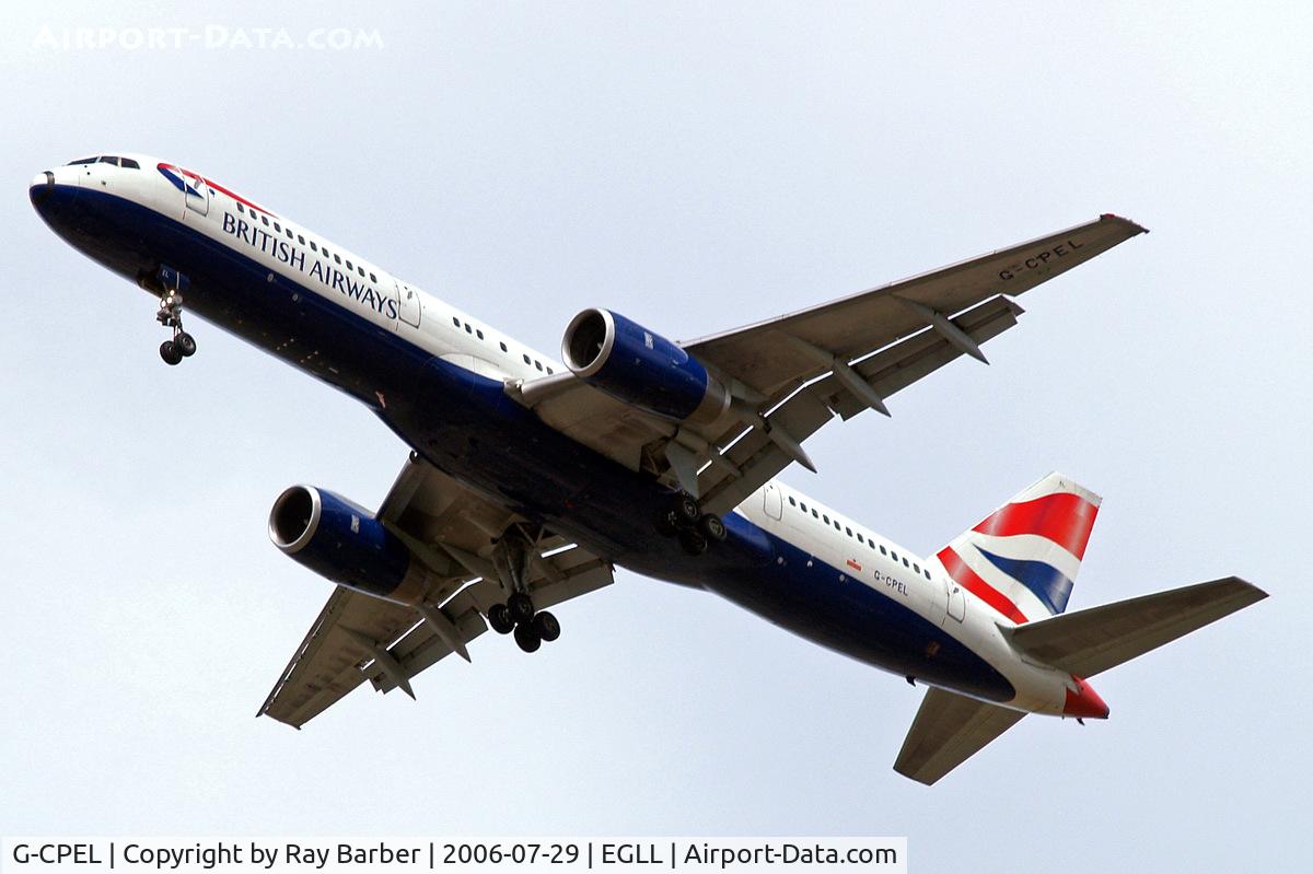 G-CPEL, 1989 Boeing 757-236 C/N 24398, Boeing 757-236 [24398] (British Airways) Home~G 29/07/2006. On approach 27R.