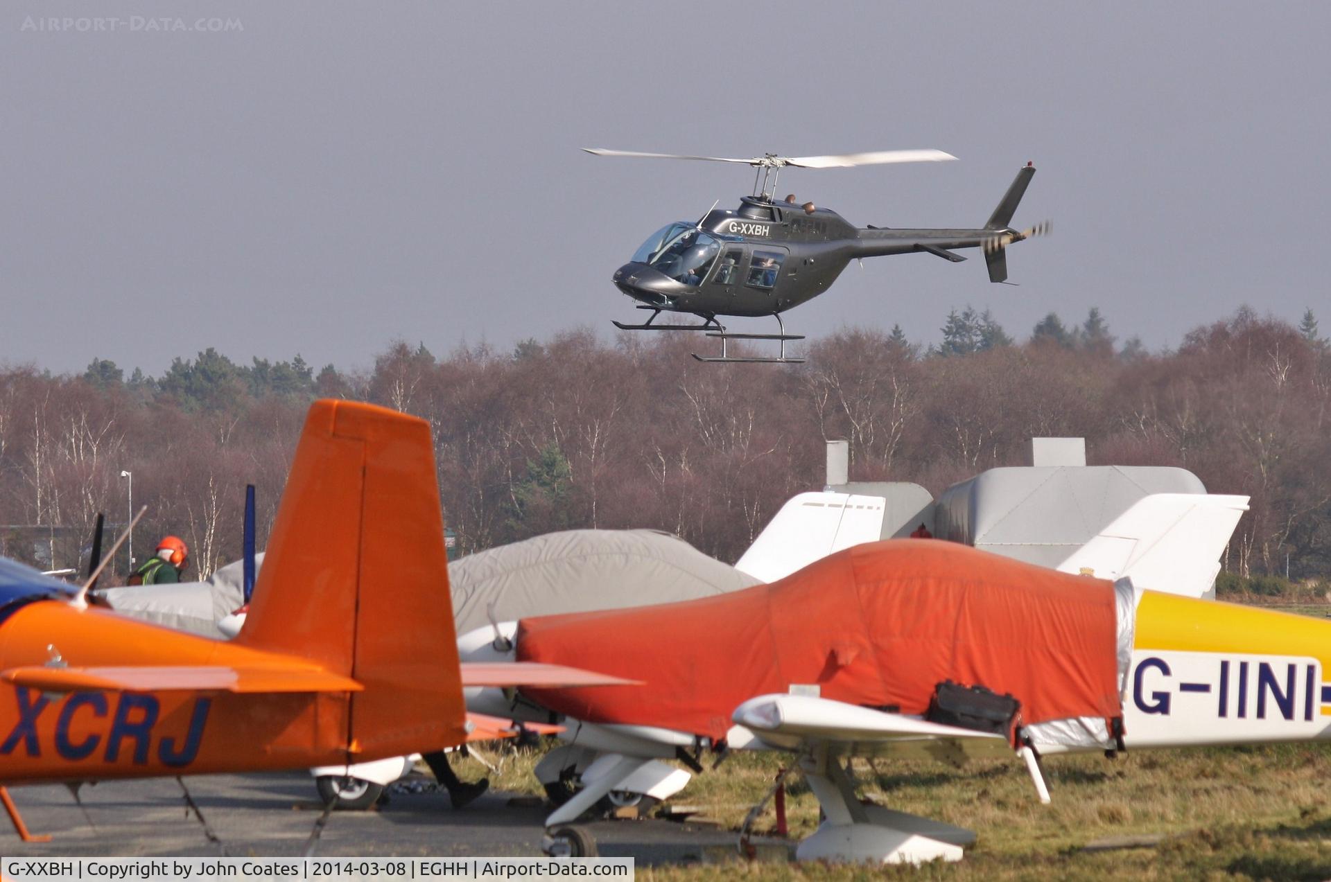 G-XXBH, 1980 Agusta AB-206B-3 JetRanger III C/N 8596, Around the newly positioned Bth Handling