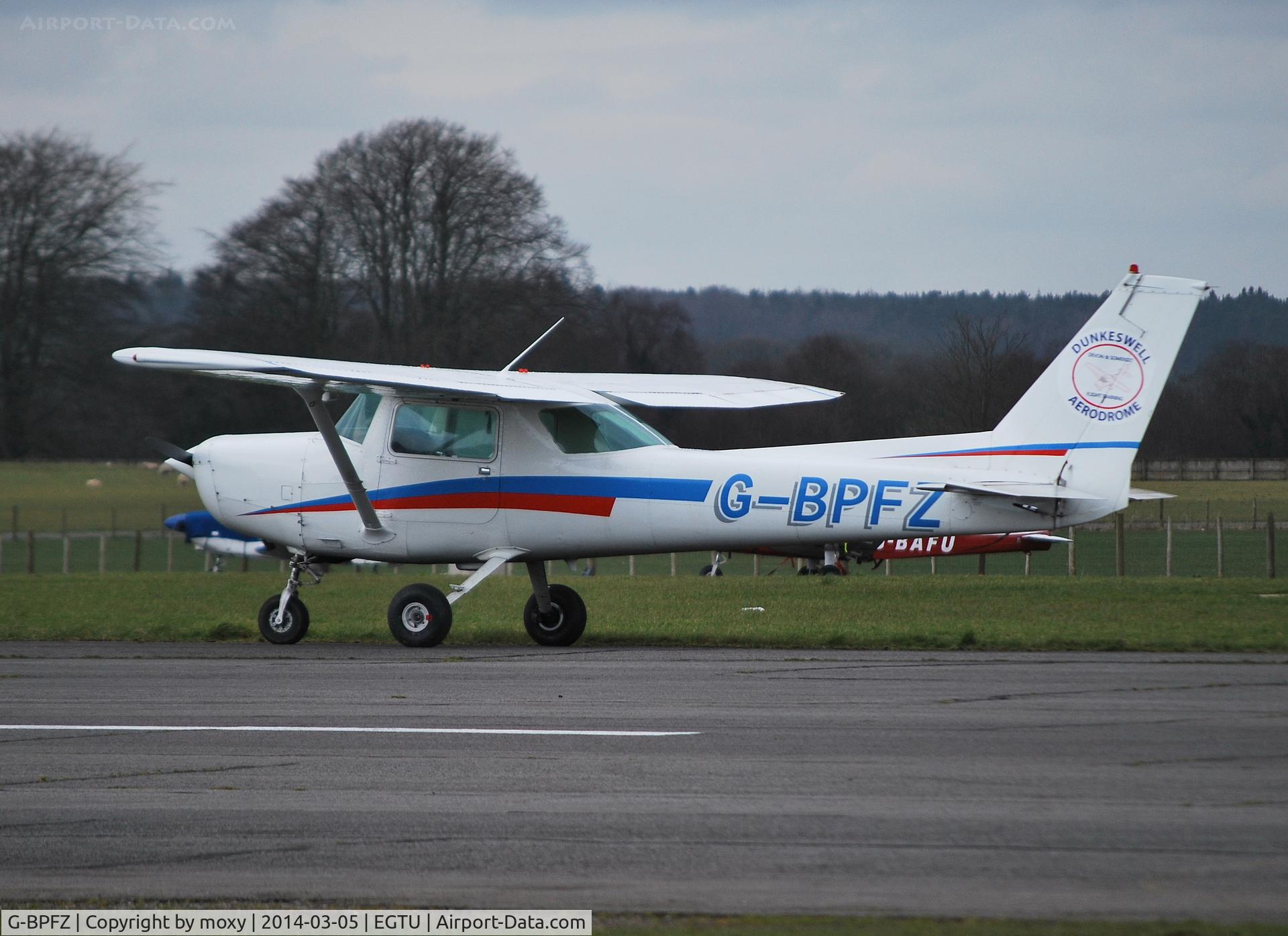 G-BPFZ, 1983 Cessna 152 C/N 152-85741, Cessna 152 at Dunkeswell. Ex N94594.